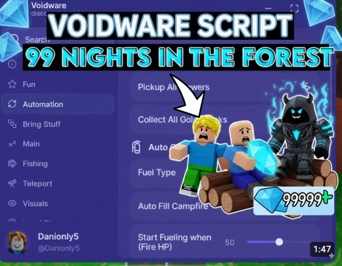 Voidware Script 99 Nights in the Forest
