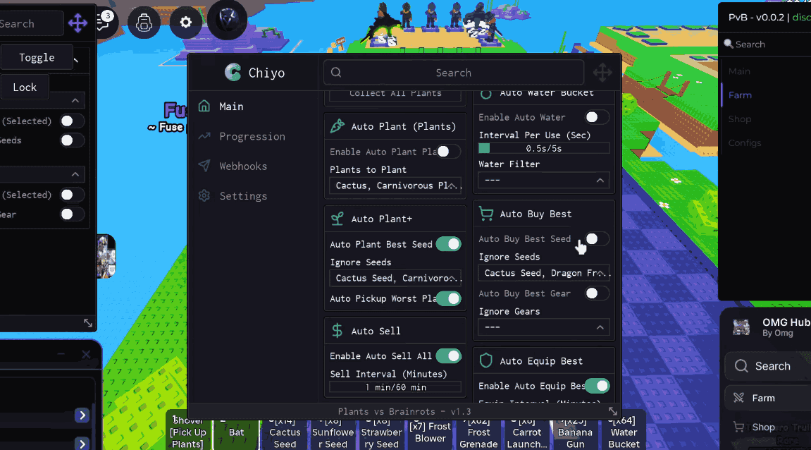 Plants vs Brainrots Script